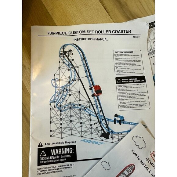 Custom Set Roller Coaster building toy - Picture 3 of 7